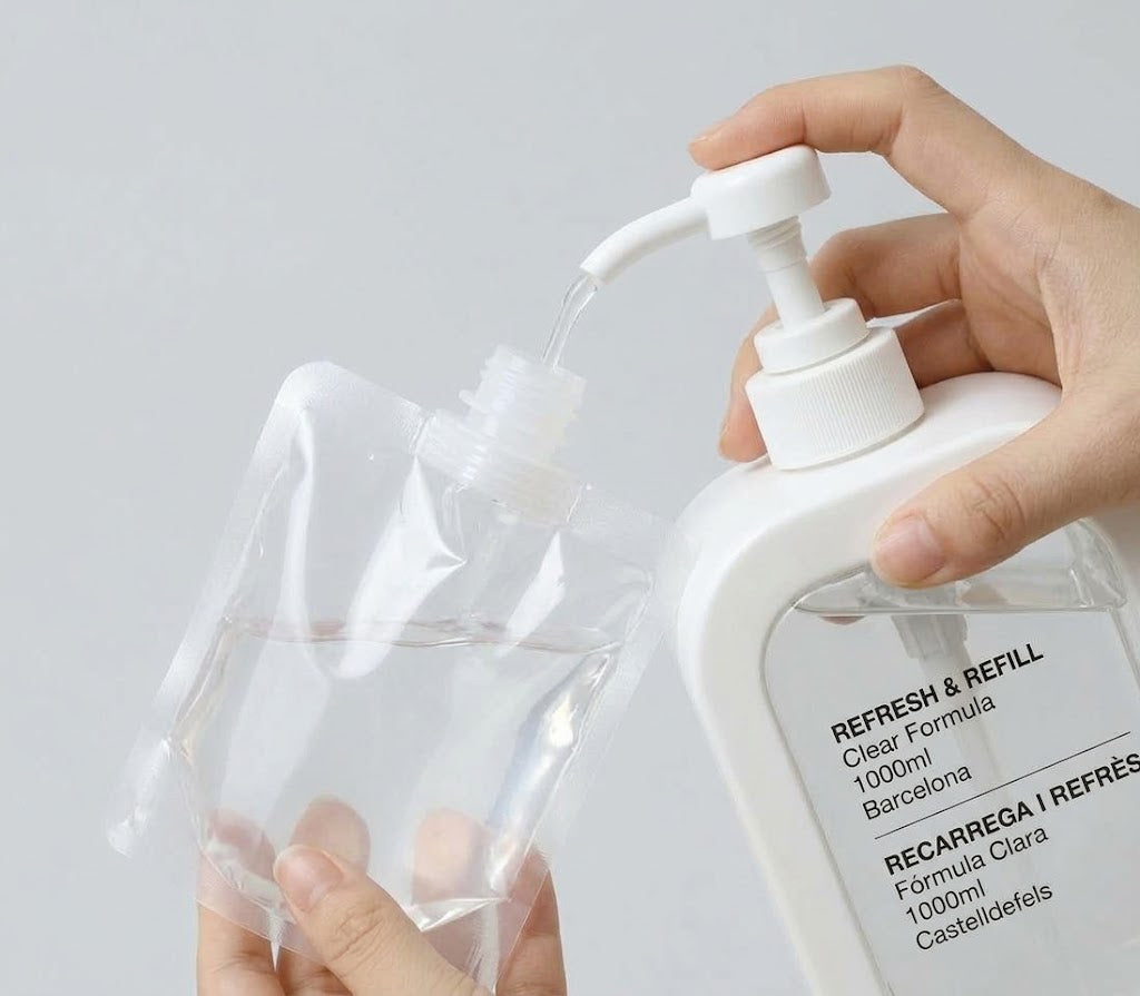 Travel Portable Bottle Set, Refillable Containers for Shampoo, Shower Gel, Lotion, Travel Cosmetics Kit