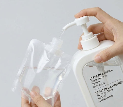 Travel Portable Bottle Set, Refillable Containers for Shampoo, Shower Gel, Lotion, Travel Cosmetics Kit